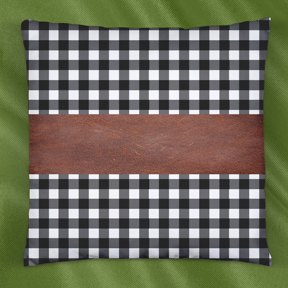 Textured cotton side of a decorative pillow cover, perfect for home decor.