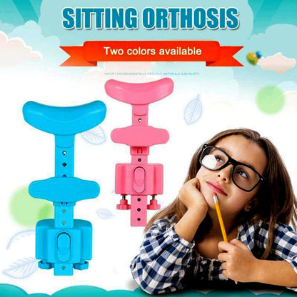 Detail of the soft, removable silicone chest pad on the posture support device.